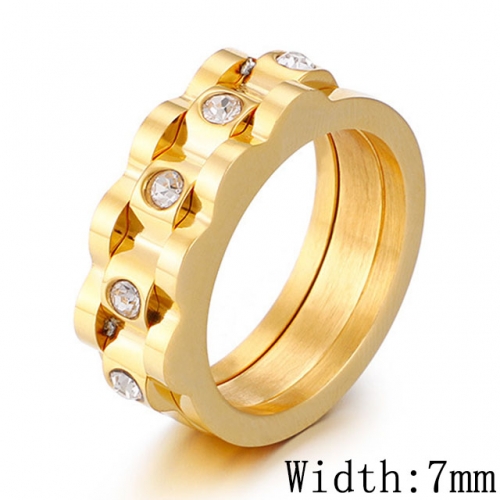 BC Wholesale Stainless Steel 316L Jewelry Popular Rings NO.#SJ53R50113
