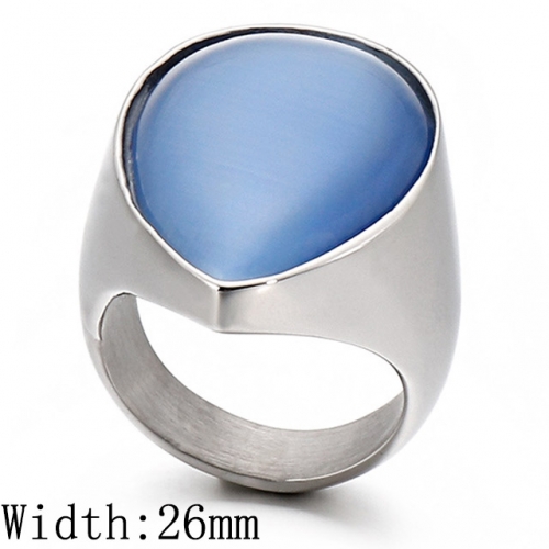 BC Wholesale Stainless Steel 316L Jewelry CZ Rings For Women NO.#SJ53R89019
