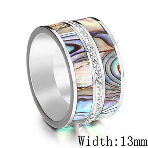 BC Wholesale Stainless Steel 316L Jewelry Pearl Or Shell Rings NO.#SJ53R54113