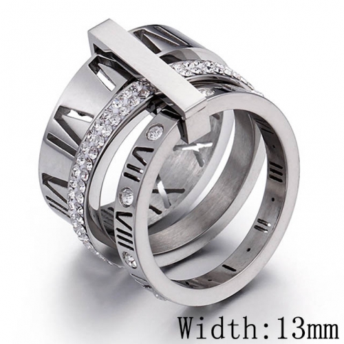 BC Jewelry Wholesale Stainless Steel 316L Font Rings NO.#SJ53R44205