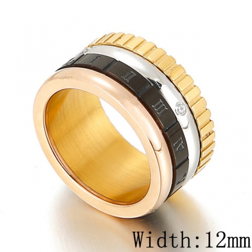 Wholesale Stainless Steel 316L Fashion Multi-Color Rings Sets NO.#SJ53R86745