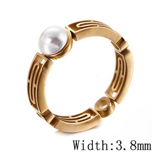 BC Wholesale Stainless Steel 316L Jewelry Pearl Or Shell Rings NO.#SJ53R82629