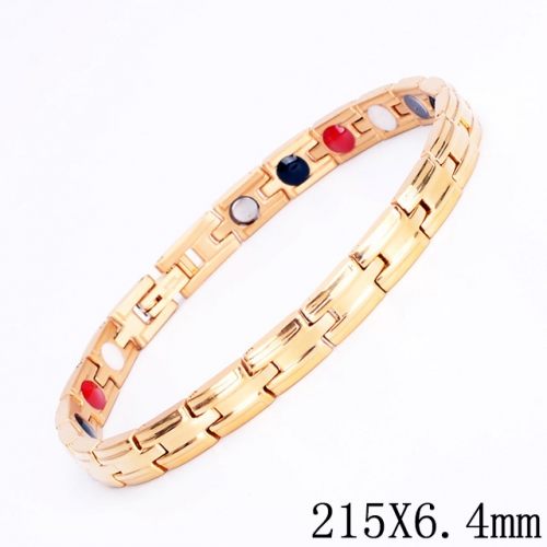 BC Wholesale Germanium Stone Bracelets Stainless Steel Bracelets For Women NO.#SJ51B415