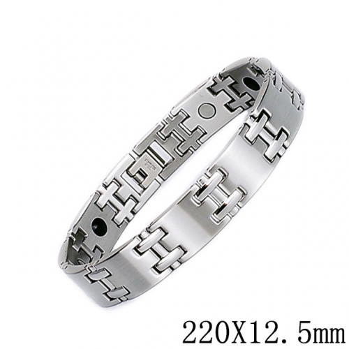 BC Wholesale Germanium Stone Bracelets Stainless Steel Bracelets For Men NO.#SJ51B235