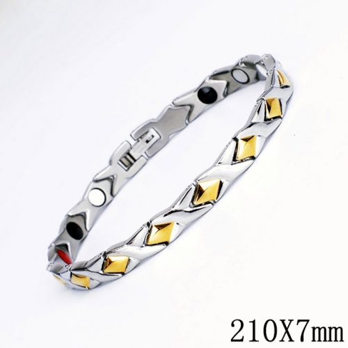 BC Wholesale Germanium Stone Bracelets Stainless Steel Bracelets For Women NO.#SJ51B192
