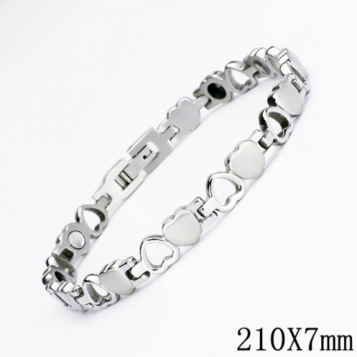 BC Wholesale Germanium Stone Bracelets Stainless Steel Bracelets For Women NO.#SJ51B139