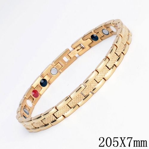 BC Wholesale Germanium Stone Bracelets Stainless Steel Bracelets For Women NO.#SJ51B320