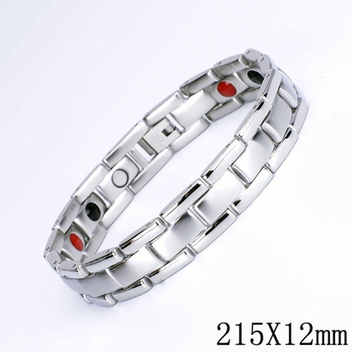 BC Wholesale Germanium Stone Bracelets Stainless Steel Bracelets For Men NO.#SJ51B213