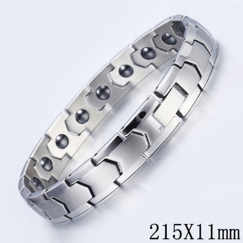 BC Wholesale Germanium Stone Bracelets Stainless Steel Bracelets For Men NO.#SJ51B385