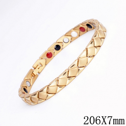 BC Wholesale Germanium Stone Bracelets Stainless Steel Bracelets For Women NO.#SJ51B136