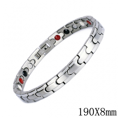 BC Wholesale Germanium Stone Bracelets Stainless Steel Bracelets For Women NO.#SJ51B121