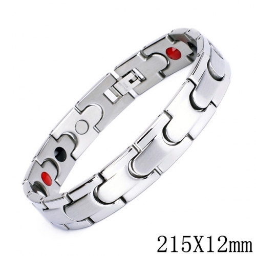 BC Wholesale Germanium Stone Bracelets Stainless Steel Bracelets For Men NO.#SJ51B379