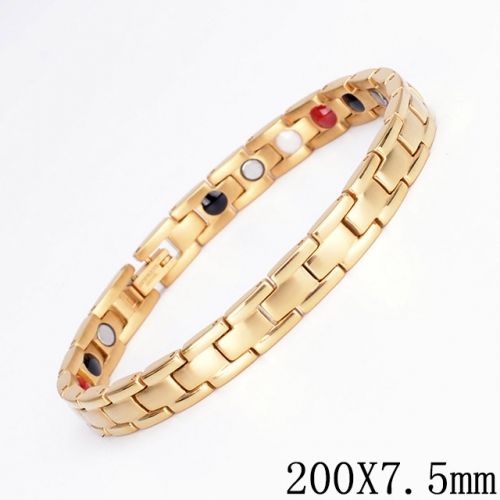 BC Wholesale Germanium Stone Bracelets Stainless Steel Bracelets For Women NO.#SJ51B404