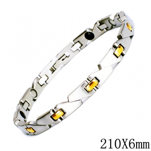 BC Wholesale Germanium Stone Bracelets Stainless Steel Bracelets For Women NO.#SJ51B177