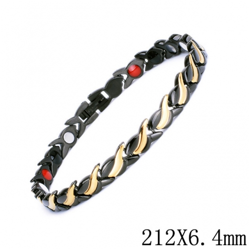 BC Wholesale Germanium Stone Bracelets Stainless Steel Bracelets For Women NO.#SJ51B186