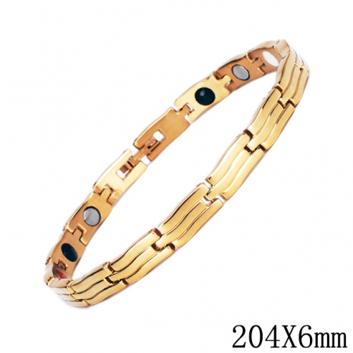 BC Wholesale Germanium Stone Bracelets Stainless Steel Bracelets For Women NO.#SJ51B399