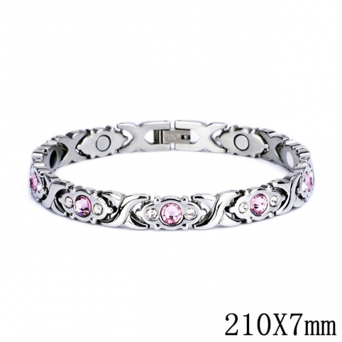 BC Wholesale Germanium Stone Bracelets Stainless Steel Bracelets For Women NO.#SJ51B091