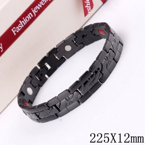 BC Wholesale Germanium Stone Bracelets Stainless Steel Bracelets For Men NO.#SJ51B346