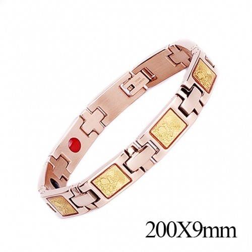 BC Wholesale Germanium Stone Bracelets Stainless Steel Bracelets For Women NO.#SJ51B340