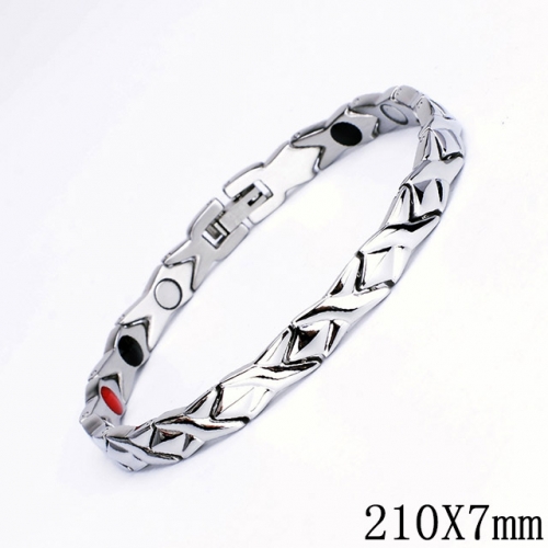 BC Wholesale Germanium Stone Bracelets Stainless Steel Bracelets For Women NO.#SJ51B191