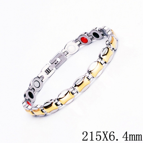 BC Wholesale Germanium Stone Bracelets Stainless Steel Bracelets For Women NO.#SJ51B131