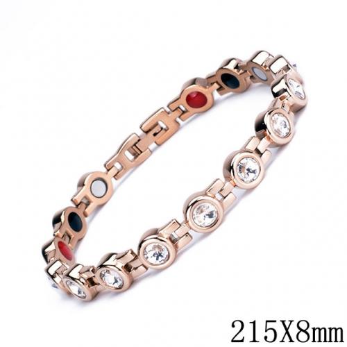 BC Wholesale Germanium Stone Bracelets Stainless Steel Bracelets For Women NO.#SJ51B367