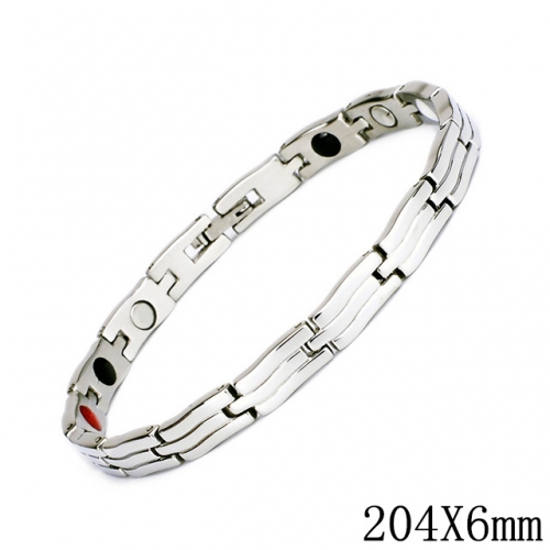 BC Wholesale Germanium Stone Bracelets Stainless Steel Bracelets For Women NO.#SJ51B398