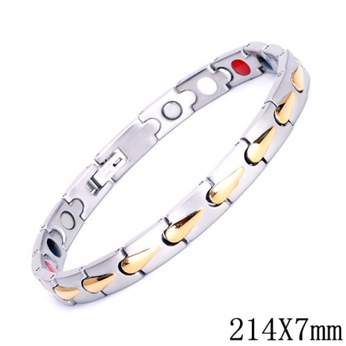 BC Wholesale Germanium Stone Bracelets Stainless Steel Bracelets For Women NO.#SJ51B442
