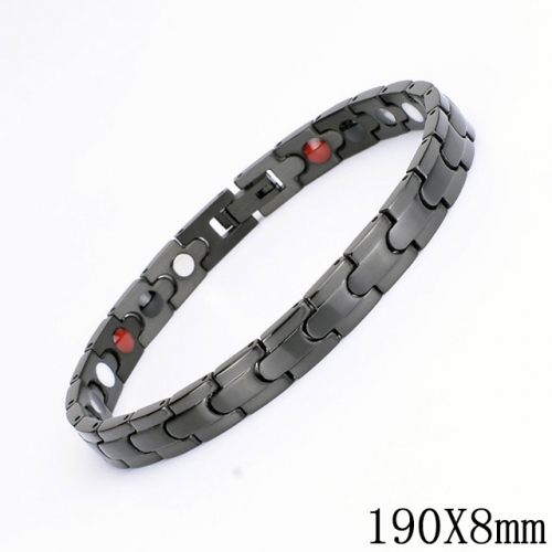 BC Wholesale Germanium Stone Bracelets Stainless Steel Bracelets For Women NO.#SJ51B123