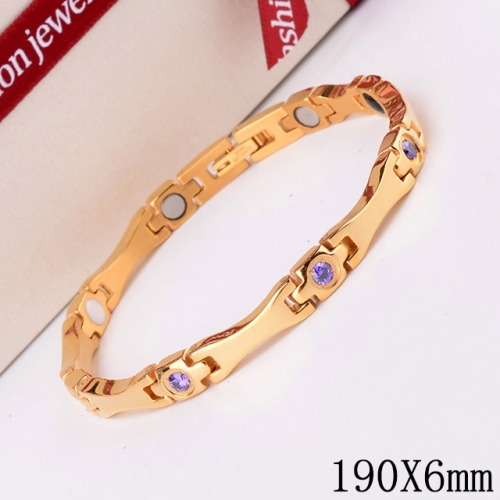 BC Wholesale Germanium Stone Bracelets Stainless Steel Bracelets For Women NO.#SJ51B394