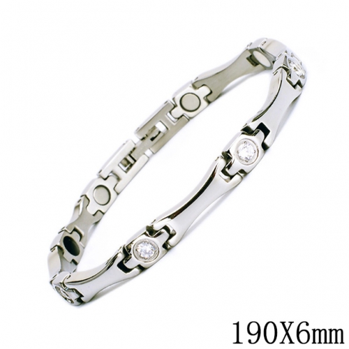 BC Wholesale Germanium Stone Bracelets Stainless Steel Bracelets For Women NO.#SJ51B390