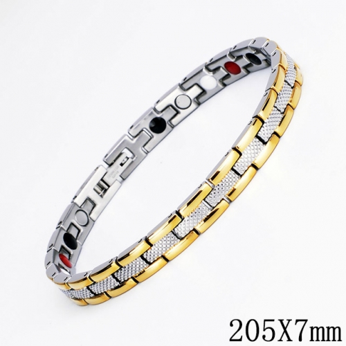 BC Wholesale Germanium Stone Bracelets Stainless Steel Bracelets For Women NO.#SJ51B318