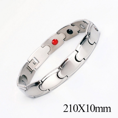 BC Wholesale Germanium Stone Bracelets Stainless Steel Bracelets For Men NO.#SJ51B307