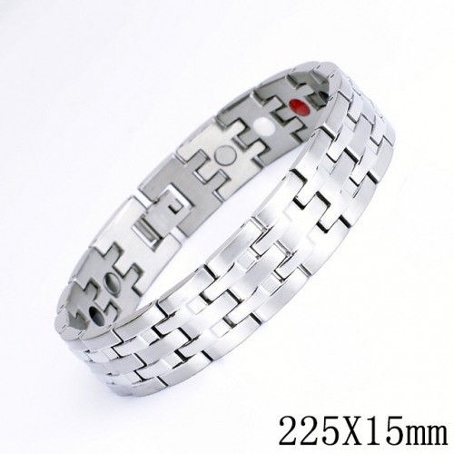 BC Wholesale Germanium Stone Bracelets Stainless Steel Bracelets For Men NO.#SJ51B271