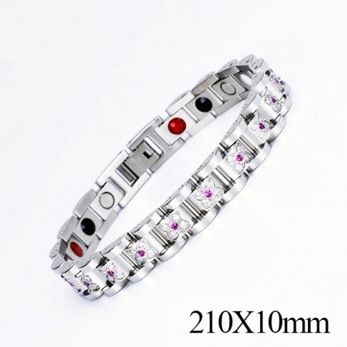 BC Wholesale Germanium Stone Bracelets Titanium Jewelry Bracelets For Women NO.#SJ51B012