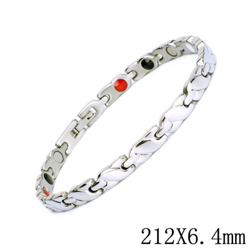 BC Wholesale Germanium Stone Bracelets Stainless Steel Bracelets For Women NO.#SJ51B151