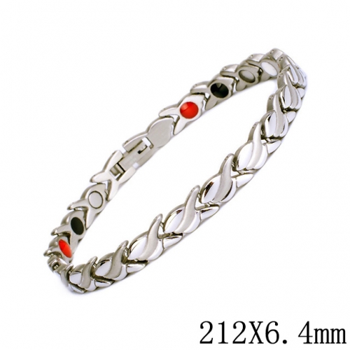 BC Wholesale Germanium Stone Bracelets Stainless Steel Bracelets For Women NO.#SJ51B182