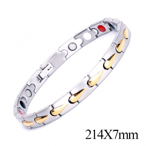 BC Wholesale Germanium Stone Bracelets Stainless Steel Bracelets For Women NO.#SJ51B111