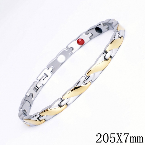 BC Wholesale Germanium Stone Bracelets Stainless Steel Bracelets For Women NO.#SJ51B418