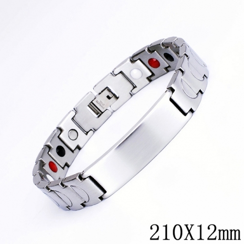 BC Wholesale Germanium Stone Bracelets Stainless Steel Bracelets For Men NO.#SJ51B450