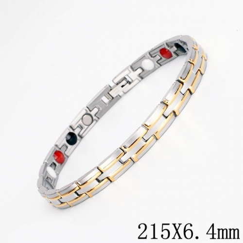 BC Wholesale Germanium Stone Bracelets Stainless Steel Bracelets For Women NO.#SJ51B414