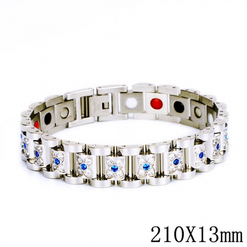 BC Wholesale Germanium Stone Bracelets Titanium Jewelry Bracelets For Men NO.#SJ51B013