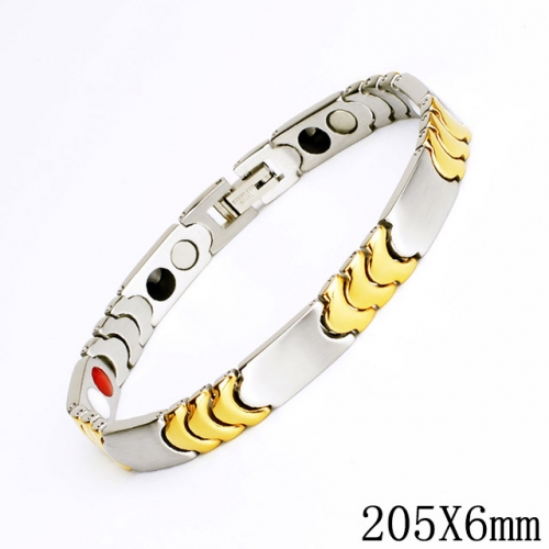 BC Wholesale Germanium Stone Bracelets Stainless Steel Bracelets For Women NO.#SJ51B412