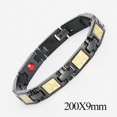 BC Wholesale Germanium Stone Bracelets Stainless Steel Bracelets For Women NO.#SJ51B342