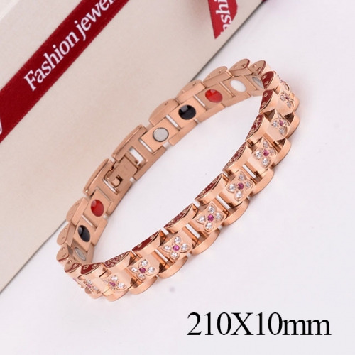 BC Wholesale Germanium Stone Bracelets Titanium Jewelry Bracelets For Women NO.#SJ51B011