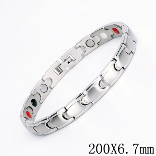 BC Wholesale Germanium Stone Bracelets Stainless Steel Bracelets For Women NO.#SJ51B282