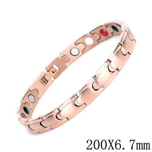 BC Wholesale Germanium Stone Bracelets Stainless Steel Bracelets For Women NO.#SJ51B285