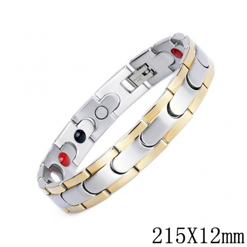 BC Wholesale Germanium Stone Bracelets Stainless Steel Bracelets For Men NO.#SJ51B380
