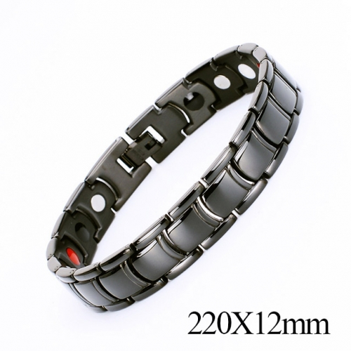 BC Wholesale Germanium Stone Bracelets Stainless Steel Bracelets For Men NO.#SJ51B323