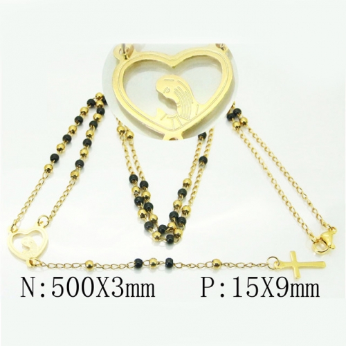BC Wholesale Jewelry Stainless Steel 316L Necklace NO.#BC76N0615HWW